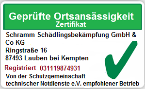 Logo Geprüfte Ortsansässigkeit